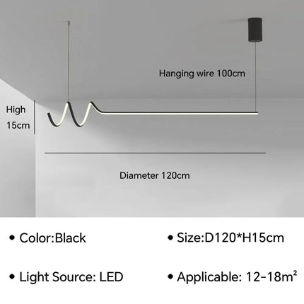 Suspension LED au design moderne pour hôtels — LZ4X9T2