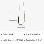 Noir L120cm / Blanc chaud (pas de RC)