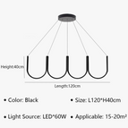 Noir L30cm / Gradation continue (RC)