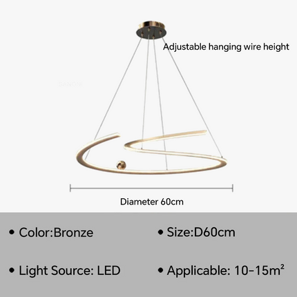 Suspension LED décorative au design moderne pour intérieur — LZ4P9XJ