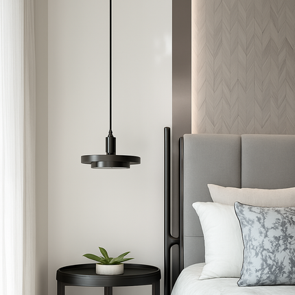 Suspension LED nordique en fer et marbre pour intérieur — LZ4P9XJ