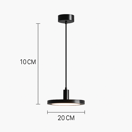 Suspension LED nordique en fer et marbre pour intérieur — LZ4P9XJ