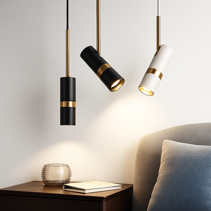 Plafonnier LED suspension design nordique rotatif et réglable — LZ4X9T2