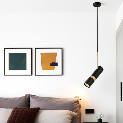 Plafonnier LED suspension design nordique rotatif et réglable — LZ4X9T2