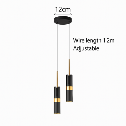Plafonnier LED suspension design nordique rotatif et réglable — LZ4X9T2