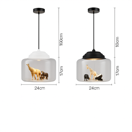 Suspension LED animaux nordiques mignons décoratif — LZ4X9T