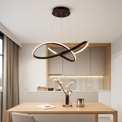 Suspension LED décorative en aluminium design moderne — LZ4F7Q2