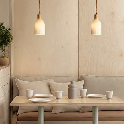 Suspension LED design en céramique aux formes variées — LZ4X9P