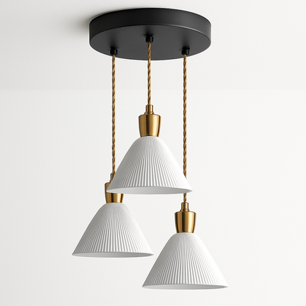 Suspension LED design en céramique aux formes variées — LZ4X9P