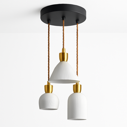Suspension LED design en céramique aux formes variées — LZ4X9P