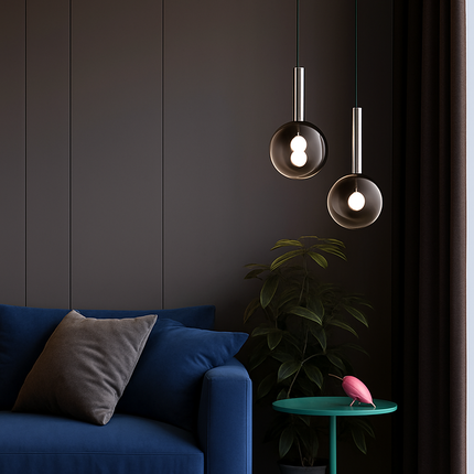 Suspension LED moderne en métal et acrylique style nordique — LZ4F7Q2