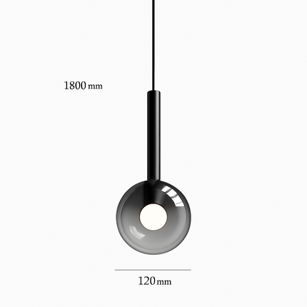 Suspension LED moderne en métal et acrylique style nordique — LZ4F7Q2