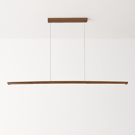 Suspension LED élégante en noyer noir — LZ4XJ9