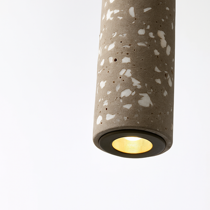 Suspension LED en ciment au style industriel authentique — LZ4X9P2Q