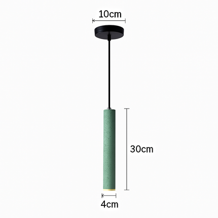 Suspension LED en ciment au style industriel authentique — LZ4X9P2Q