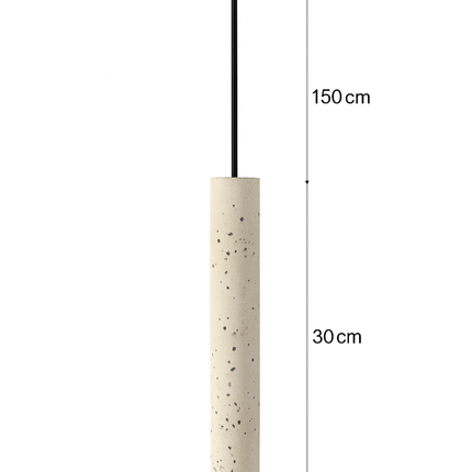 Suspension LED en ciment au style industriel authentique — LZ4X9P2Q