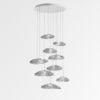 Base ronde à 9 lumières / Lumière chaude 3000K