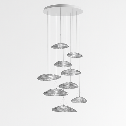 Suspension LED design nordique en verre Manta — LZ4X9P2