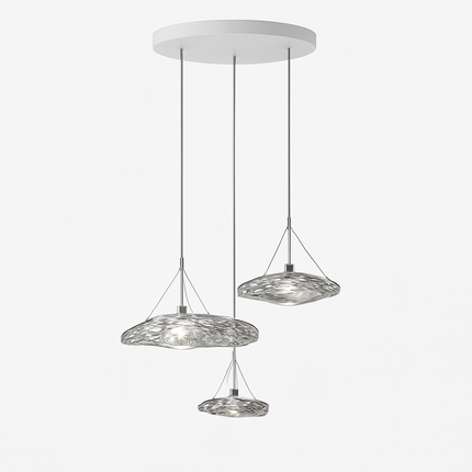 Suspension LED design nordique en verre Manta — LZ4X9P2