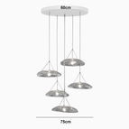 Base ronde à 5 lumières / Lumière chaude 3000K