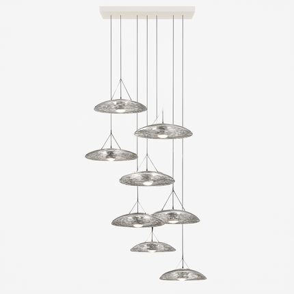 Suspension LED design nordique en verre Manta — LZ4X9P2