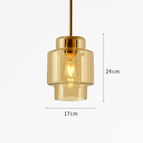 Ambre-D17cm / Blanc chaud