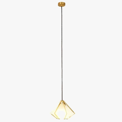 Suspension LED en verre diamant au design nordique moderne — LZ4X9P2Q