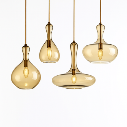 Suspension LED en verre décorative pour bars — LZ4X9P2