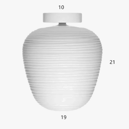 Suspension LED en verre au design japonais moderne pour intérieur élégant — LZ4X9Q