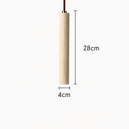Suspension LED Long Tube bois plafonnier Style japonais vent silencieux chambre chevet lustre rétro moderne G9 remplaçable