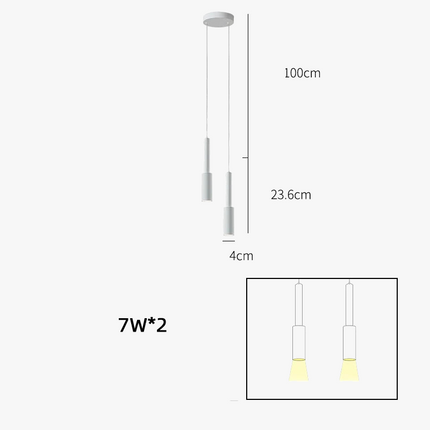 suspension led longue pour bar et cuisine