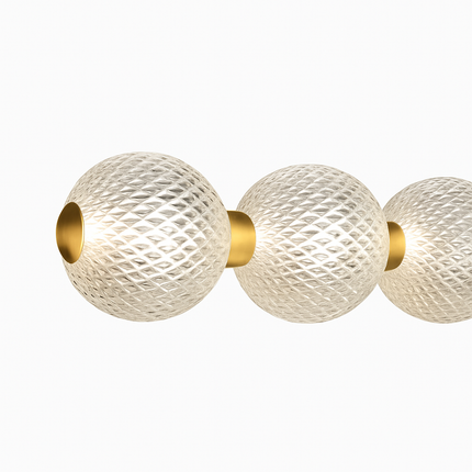 Suspension LED minimaliste boule acrylique à hauteur réglable — LZ4Q7M2
