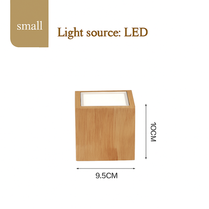 Suspension LED moderne en bois pour cuisine — LZ4X9P2