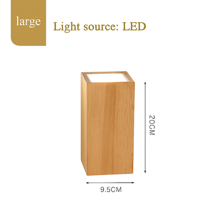 Suspension LED moderne en bois pour cuisine — LZ4X9P2