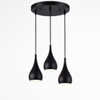 3 noirs - Base ronde