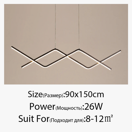 Suspension LED moderne à intensité variable pour éclairage intérieur — LZ4X9P