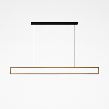 suspension led moderne pour éclairage intérieur rectangulaire