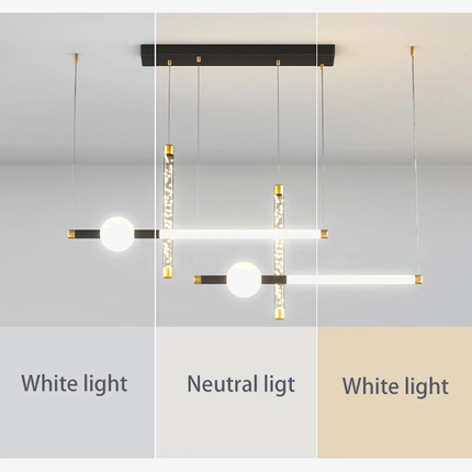 Suspension LED intérieure au design simple et épuré — LZ4X9M