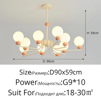Suspension LED ronde moderne pour intérieur — LZ4X9T