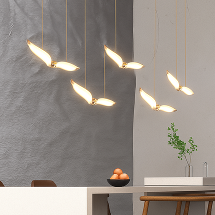 Suspension LED design mouette en acrylique pour éclairage intérieur — LZ4X9P2