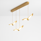 3 suspendus / Blanc chaud
