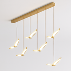 5 suspendus / Blanc chaud