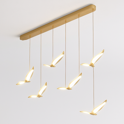 Suspension LED design mouette en acrylique pour éclairage intérieur — LZ4X9P2