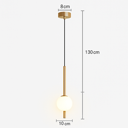 Suspension LED pour îlot de cuisine style nordique — LZ4XJ9