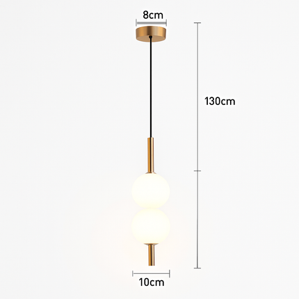 Suspension LED pour îlot de cuisine style nordique — LZ4XJ9
