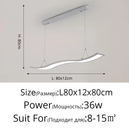 Suspension LED style nordique pour cuisine et intérieur moderne — LZ4X9T