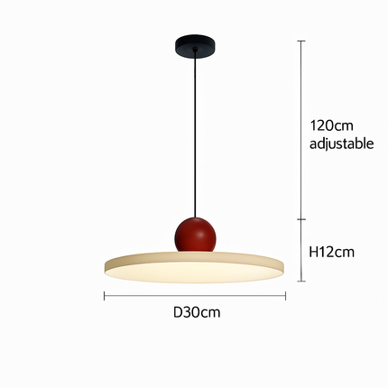 Suspension LED style nordique en forme de soucoupe pour intérieur — LZ4X9T