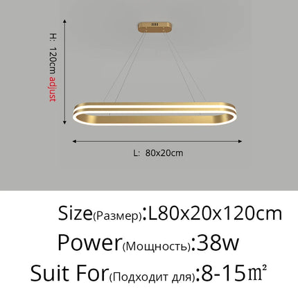 Suspension LED pour éclairage intérieur moderne et élégant — LZ4X9Q