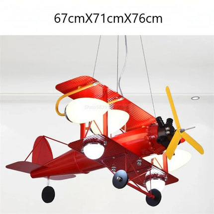 Suspension LED enfant en forme d’avion style nordique moderne — LZ4QX7