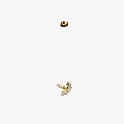 Suspension LED rotative au design créatif pour escalier — LZ4X9T